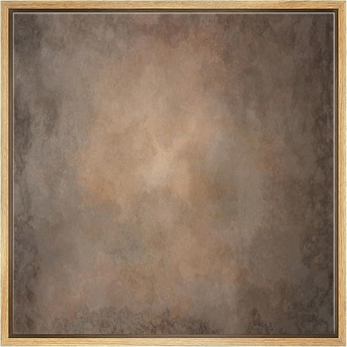 SIGNWIN Framed Canvas Print Wall Art Earthy Brown and Taupe Abstract Illustrations Modern Art Dec... | Amazon (US)