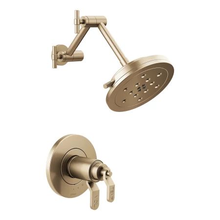 Brizo T60235-PNLHP Brilliance Polished Nickel Litze Shower Only Trim Package with 1.75 GPM Multi ... | Build.com, Inc.