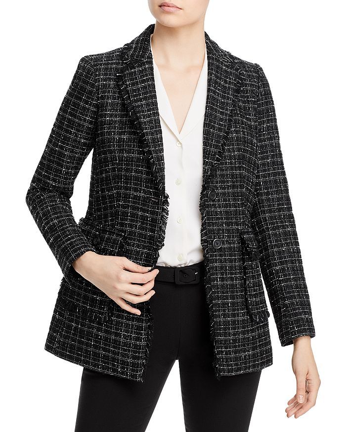 Notched Collar Tweed Jacket | Bloomingdale's (US)