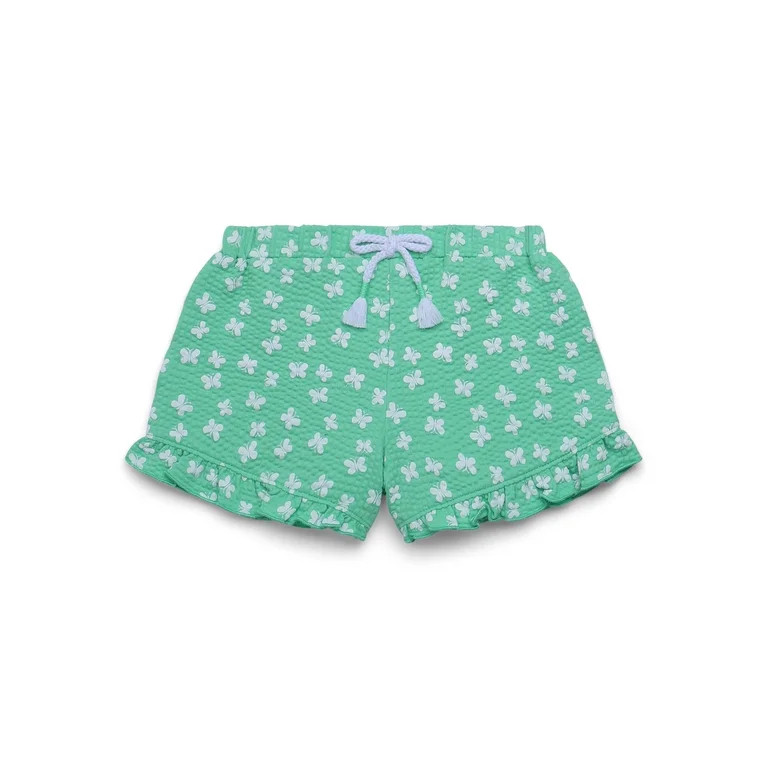 365 Kids by Garanimals Girls Print Seersucker Shorts, Sizes 4-10 | Walmart (US)