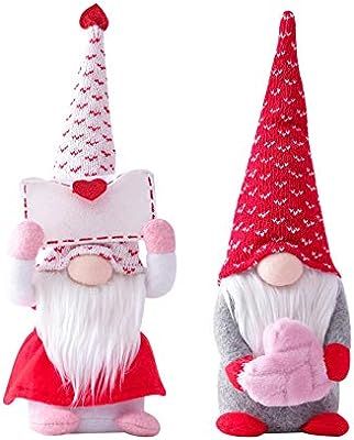dasg 1/2PC Valentine’s Day Faceless Old Man Plush Toys, Decorations Bedroom Living Room Desktop... | Amazon (US)