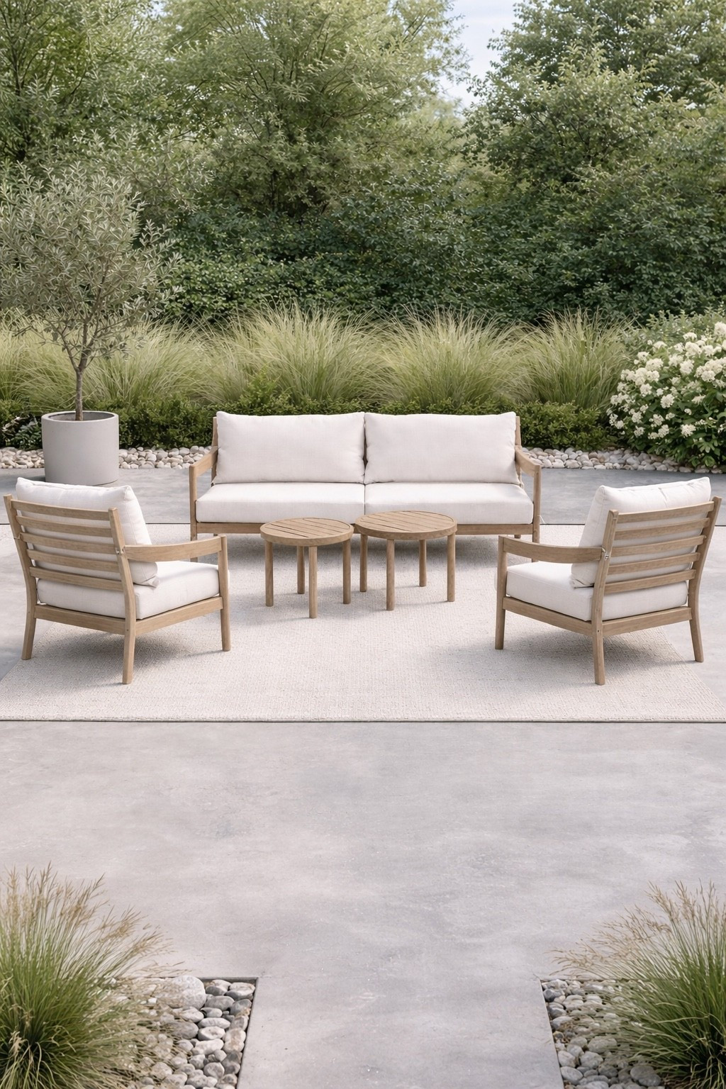 The prettiest brand new neutral Walmart outdoor set. Incredible price point/high sell out risk. 😍🚨

#LTKSeasonal #LTKSpringSale #LTKHome