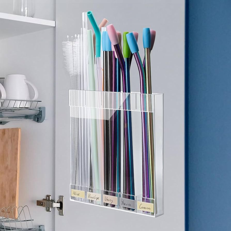 Straw Holder for Stanley, Straw Organizer for Cabinet, Compatible with Stanley 40 oz 30 oz Cup Tu... | Amazon (US)
