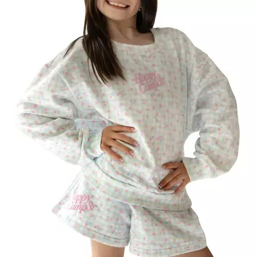 Girls' Happy Camp3r Bluebell Picnic Crewneck Sweatshirt | Scheels Sports