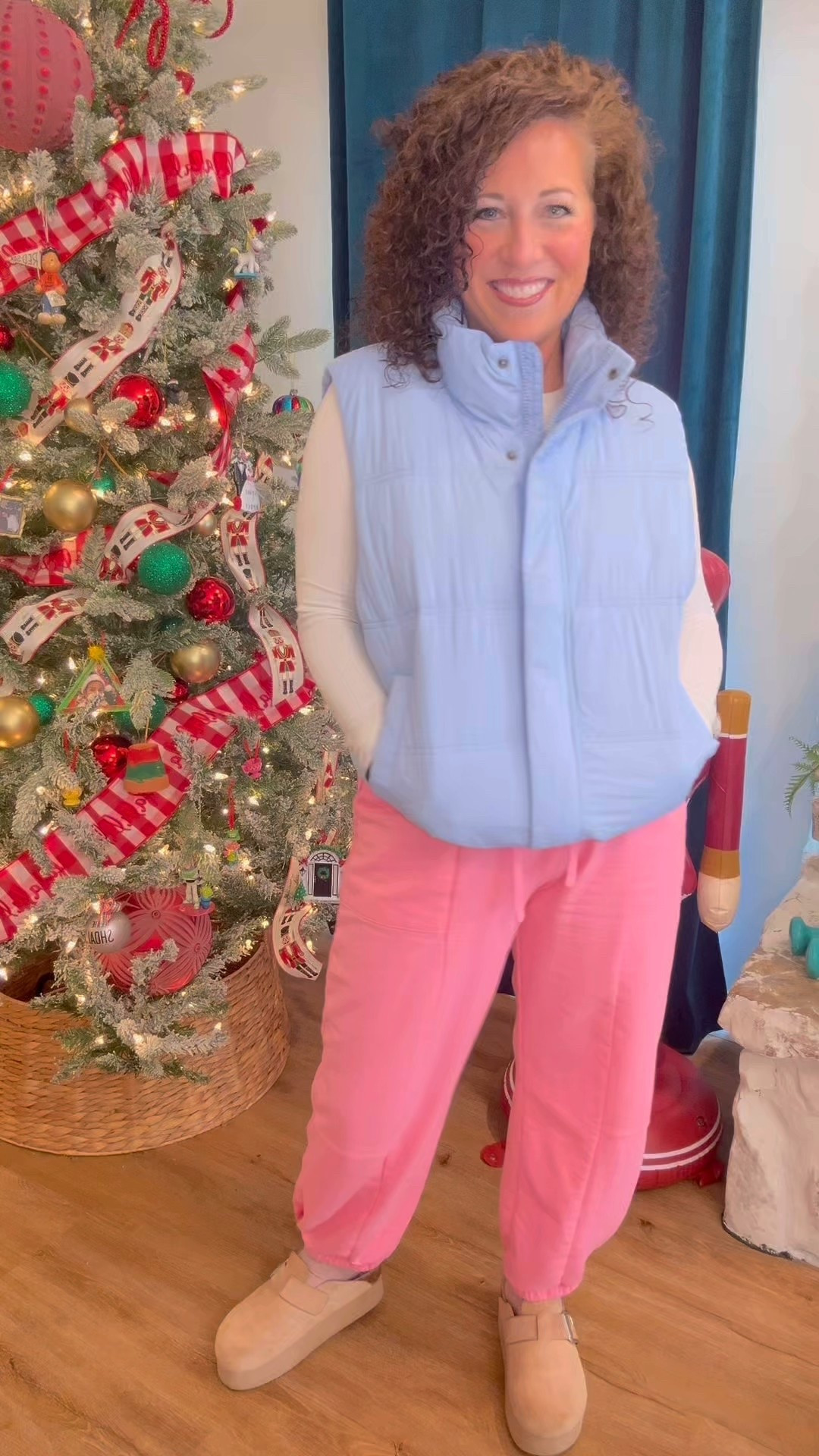 Bundled up and ready for winter! 🤍 These cozy looks are my most-worn right now and so many are Target finds. Perfect for school runs, errands, or holiday travel. 

Don’t miss the cute ruffle socks! Perfect to wear with these platform slides, providing so much cushion to keep your feet warm and cozy! 

Everything linked in one spot!

#LTKHoliday #LTKSaleAlert #LTKootd