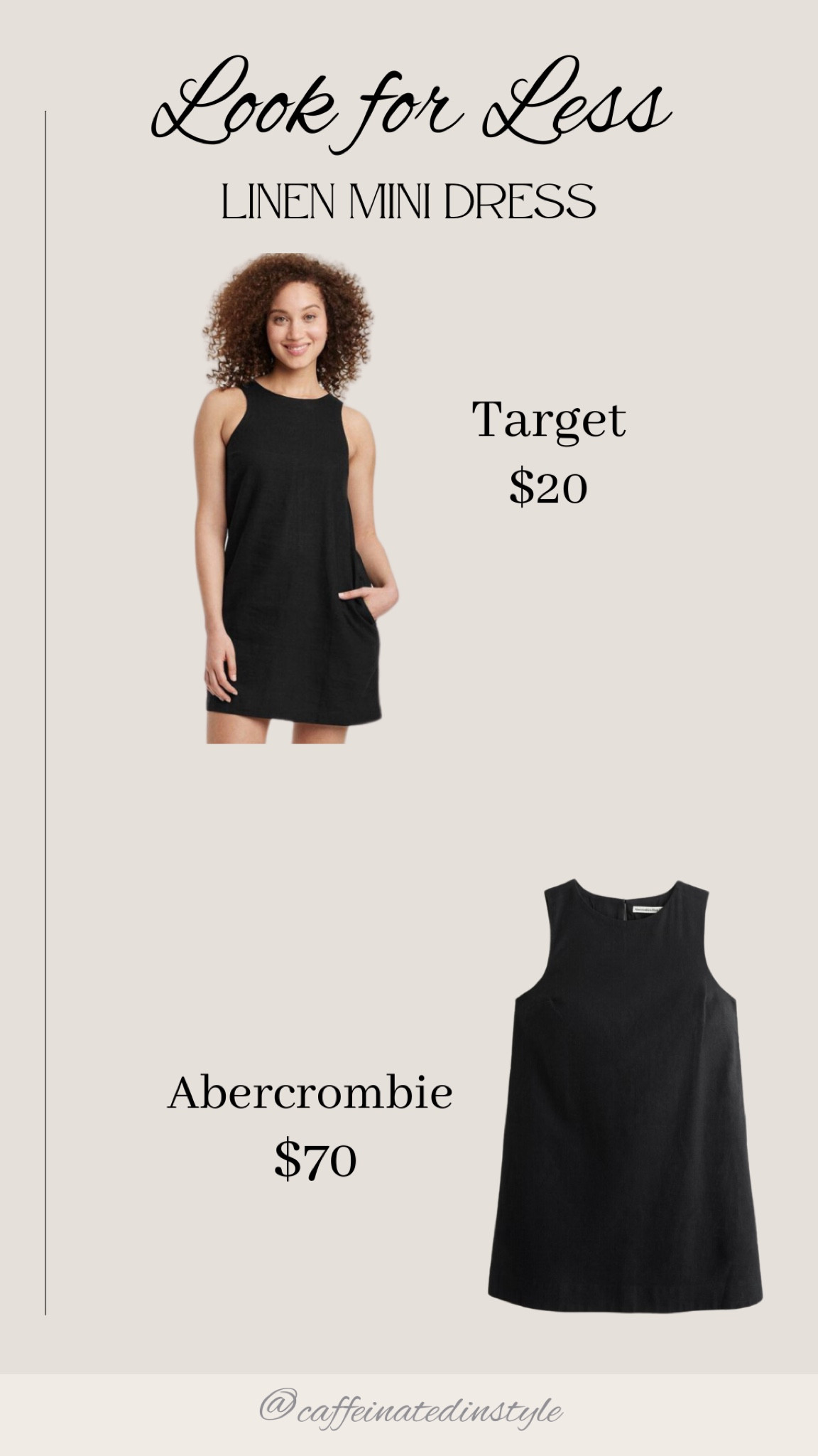LOOK FOR LESS// linen mini dress

I have the Target one and love it for Summer! tts

#LTKMidsize #LTKStyleTip