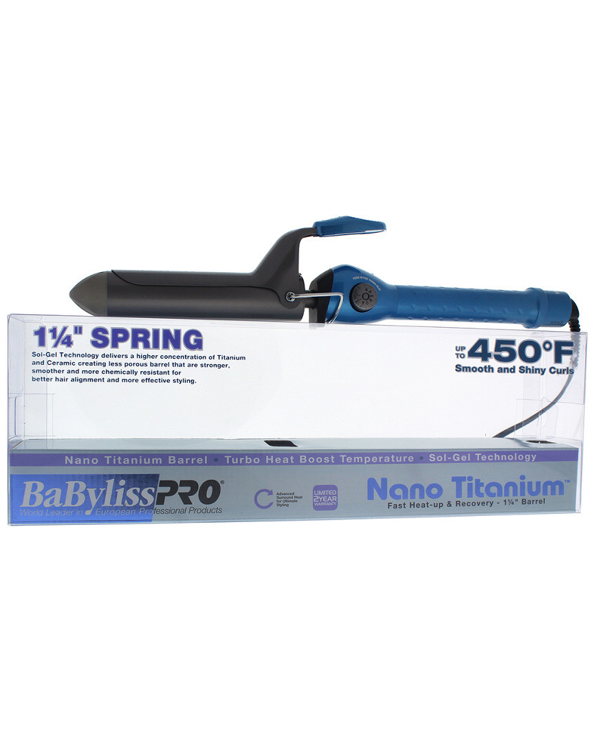 BaBylissPRO 1.25in Nano Titanium Spring Curling Iron | Ruelala