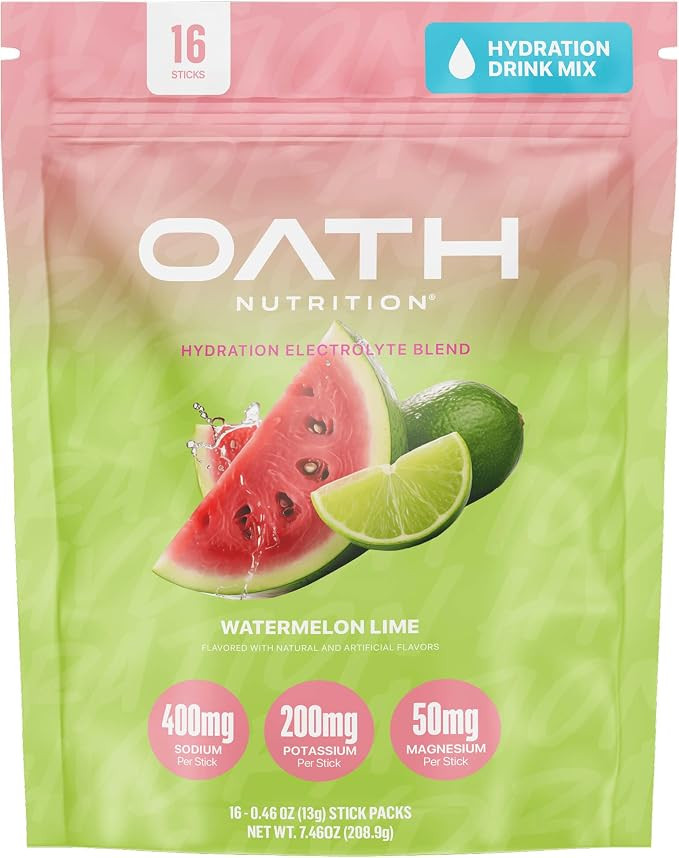 Oath Nutrition Hydration Electrolyte Powder, Complete Electrolyte Blend for Rapid Hydration and M... | Amazon (US)