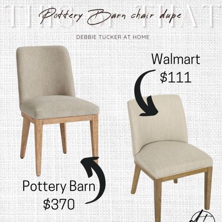 Splurge or Save with this Pottery Barn dining chair look-a-like from Walmart  

#LTKhome