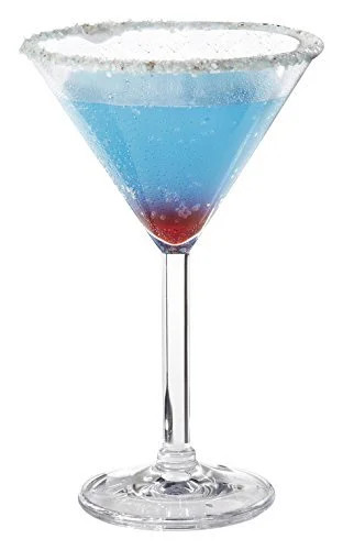 G.E.T. Heavy-Duty Shatterproof Plastic Martini Cocktail Glasses, 10 Ounce, Clear (Set of 4) | Walmart (US)
