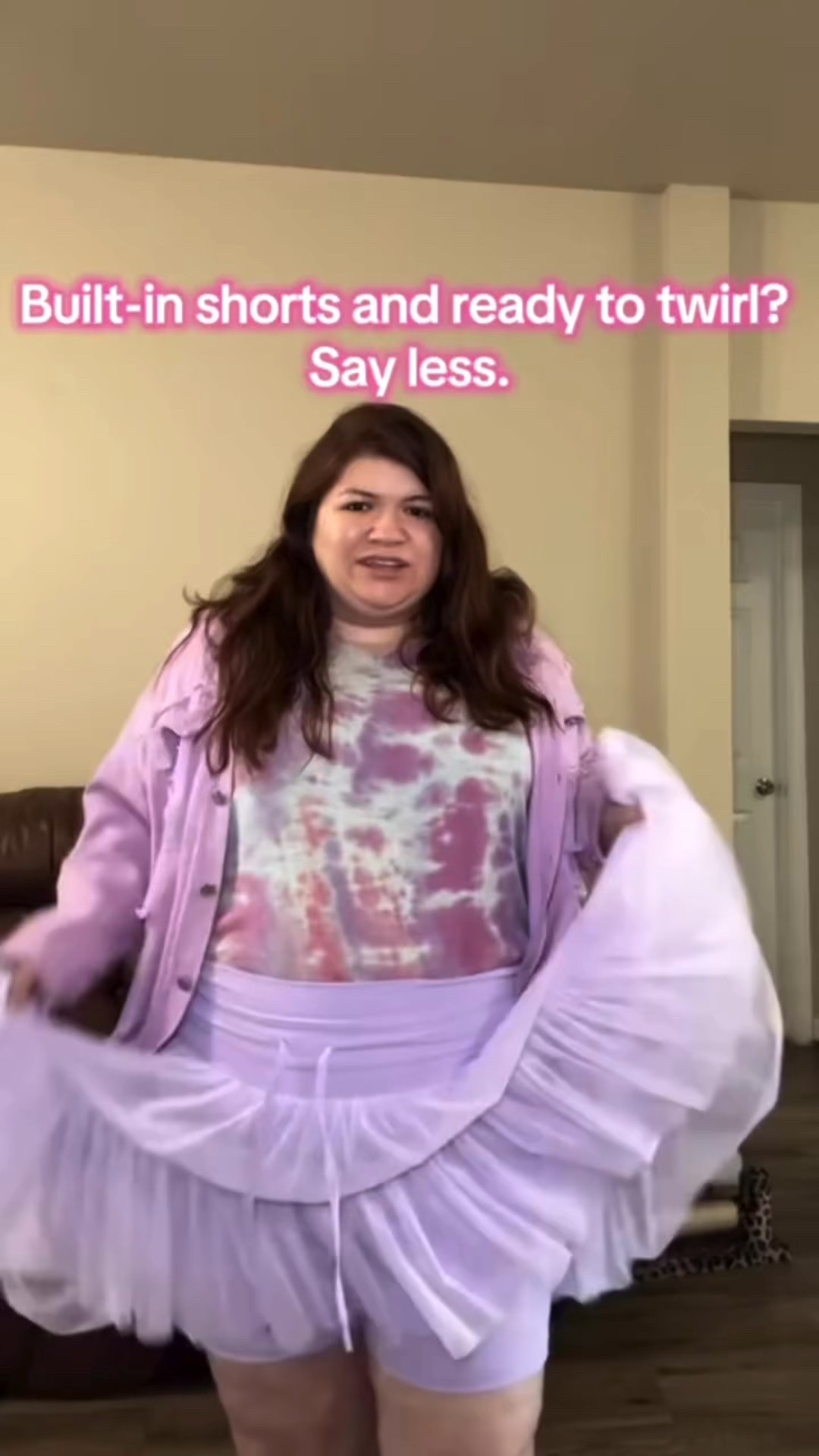 Popflex pirouette skirt in lavender dream, athleisure, fashion, outfit of the day

#LTKPlusSize #LTKValentine #LTKootd