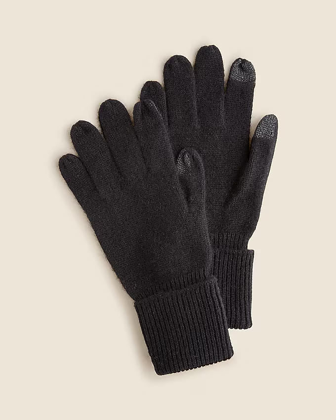 Cashmere tech-touch gloves | J. Crew US