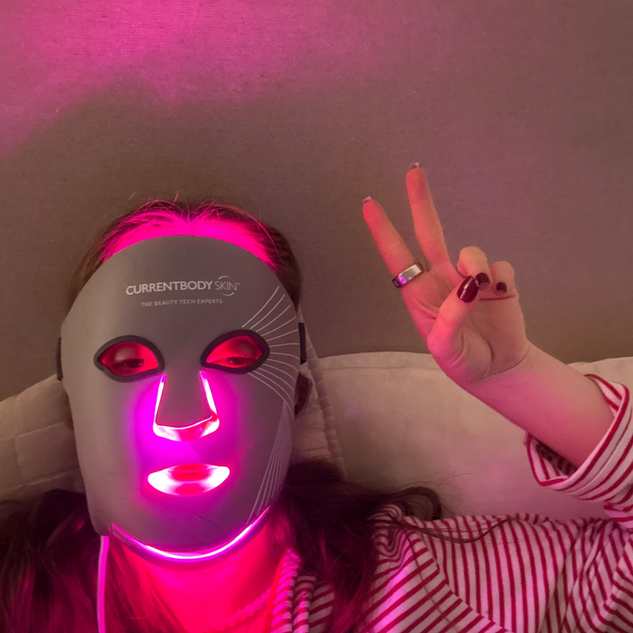 The LED mask everyone needs! 

CurrentBody Multi-Mask has changed my life! ❤️✨

#currentbody #LEDmask #redlighttherapy 