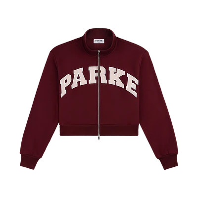 Zip Up Varsity Mockneck - Mulled | Parke