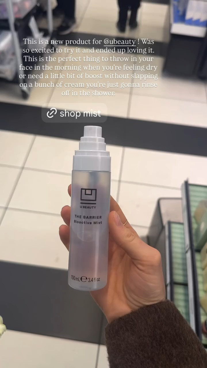 I was so excited to try this UBeauty barrier face mist and I ended up loving it. This is the perfect thing to throw on your face in the morning when you're feeling dry! 

 #LTKBeauty