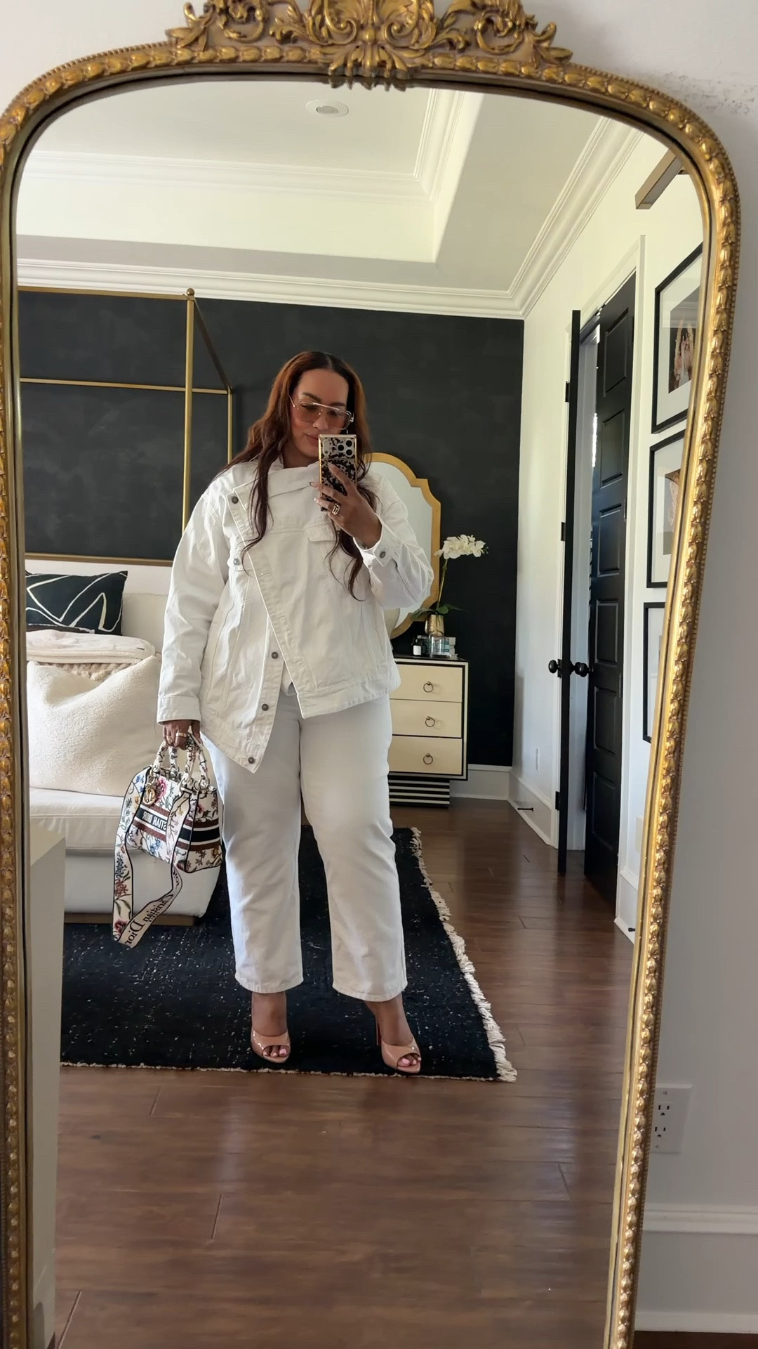All white denim! So chic!

#LTKPlusSize #LTKOver40 #LTKgrwm