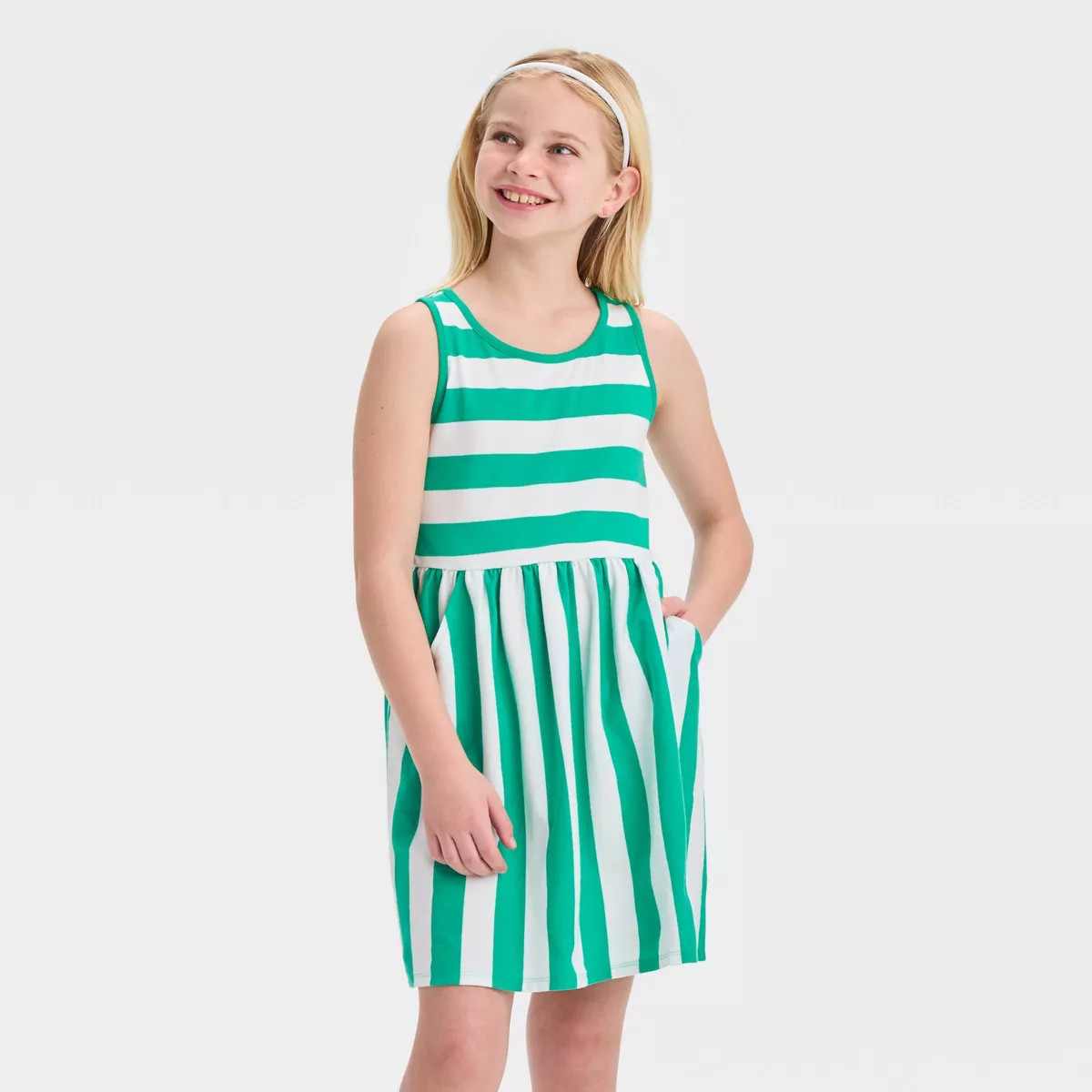Girls' Racerback Tank Dress - Cat & Jack™ | Target