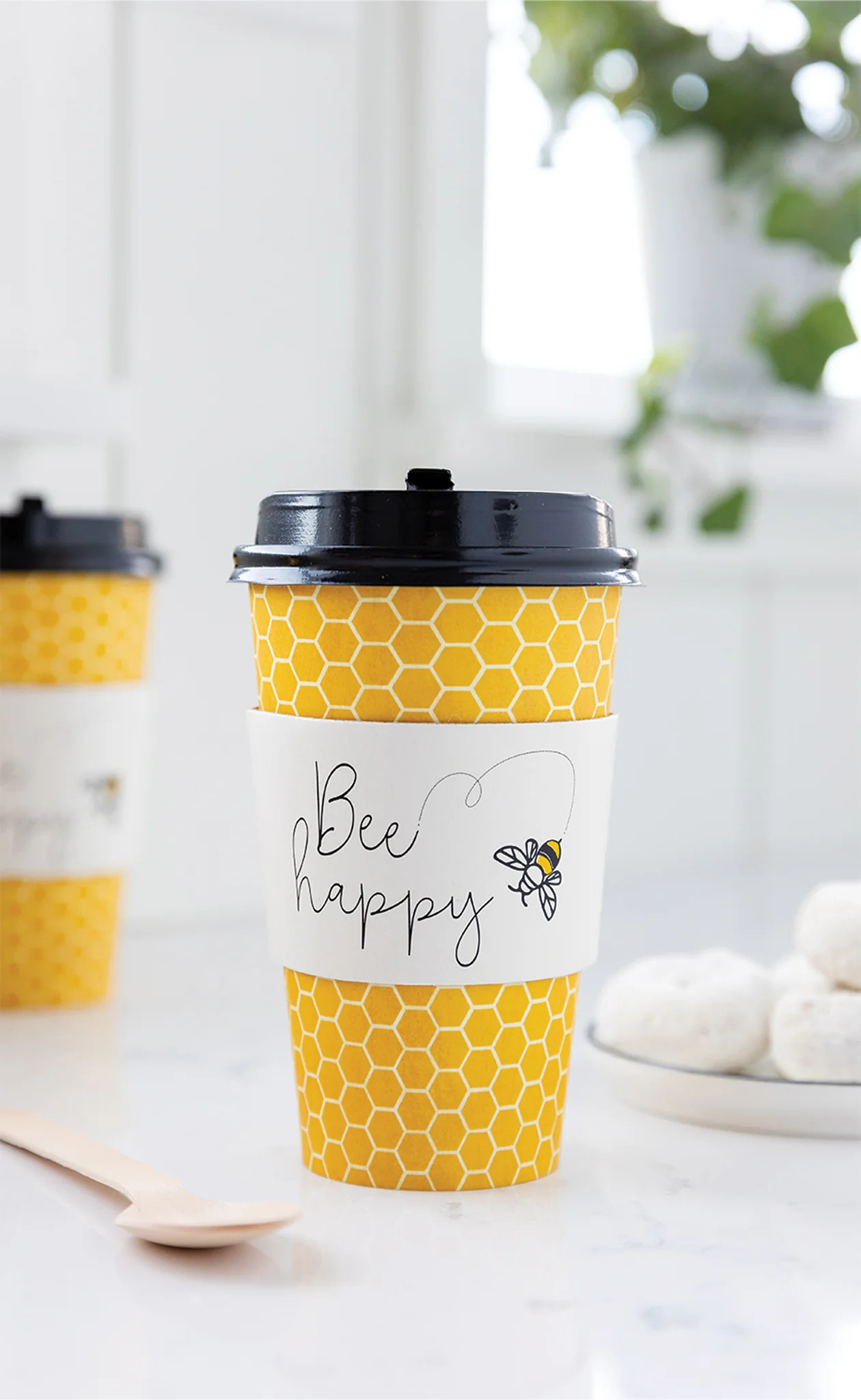 Bee Happy To Go Cups 8 count | My Mind's Eye