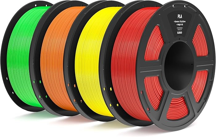 ELEGOO PLA Filament 1.75mm Bundle 4KG, 3D Printer Filament Dimensional Accuracy +/- 0.02mm, 4pcs ... | Amazon (US)