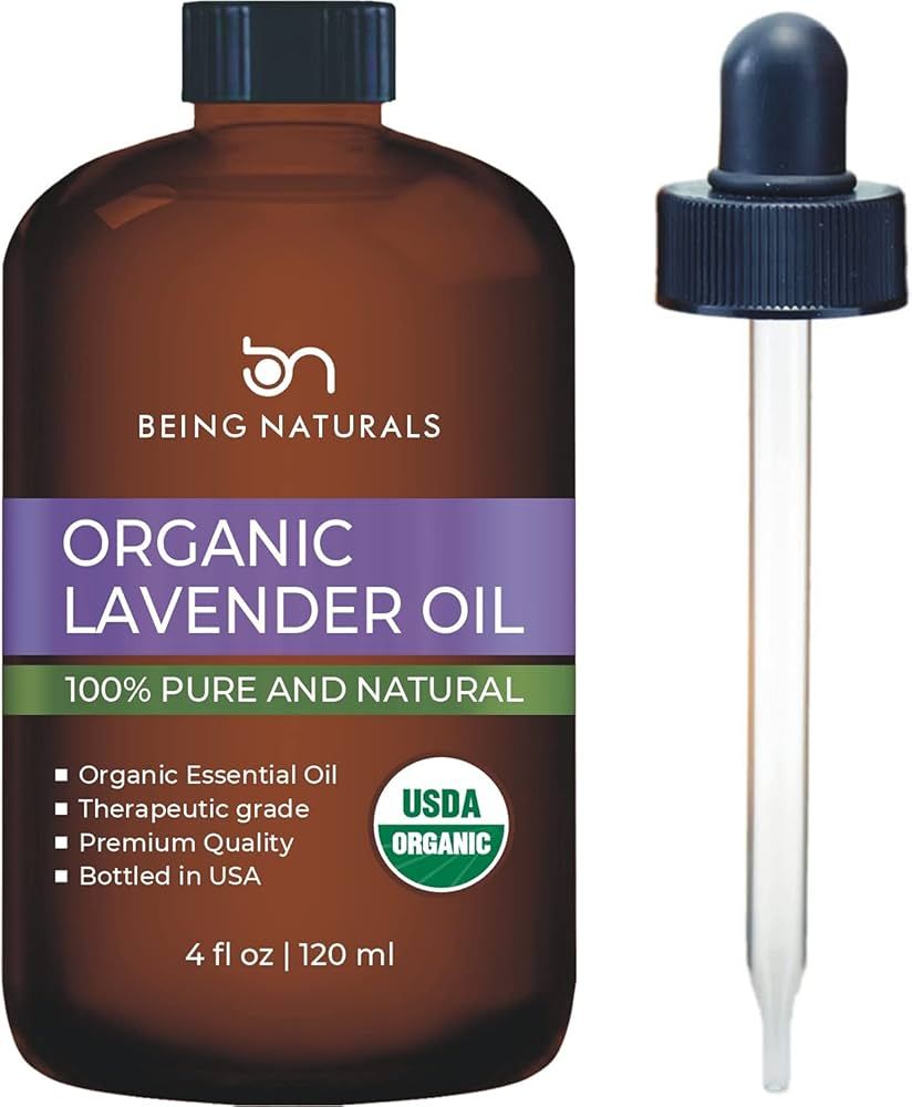 Organic Lavender Essential Oil - Huge 4 FL OZ - 100% Pure & Natural – Premium Natural Oil with ... | Amazon (US)