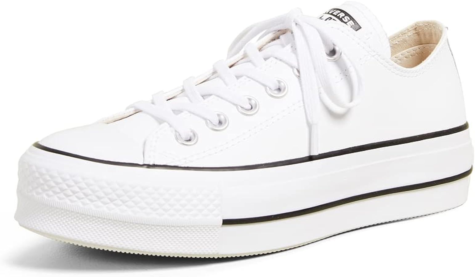 Converse Women's Chuck Taylor All Star Lift Platform Denim Fashion Sneakers | Amazon (US)