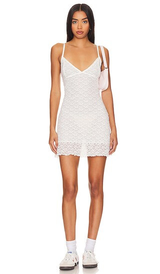 Daydream Mini Dress in Cream | Revolve Clothing (Global)