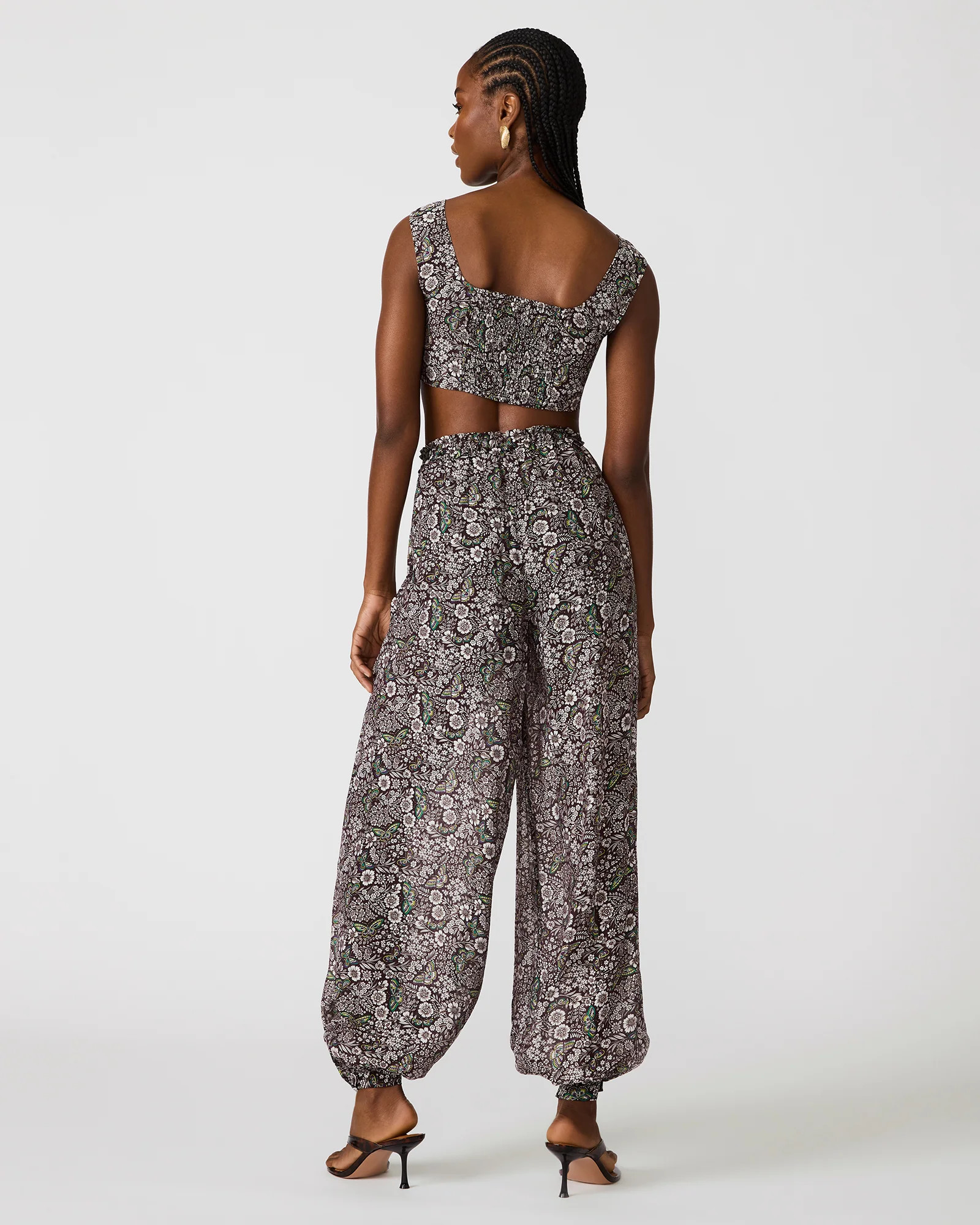 LIVY Forest Green Cropped Sleeveless Front-Tie Women's Top | Steve Madden (US)