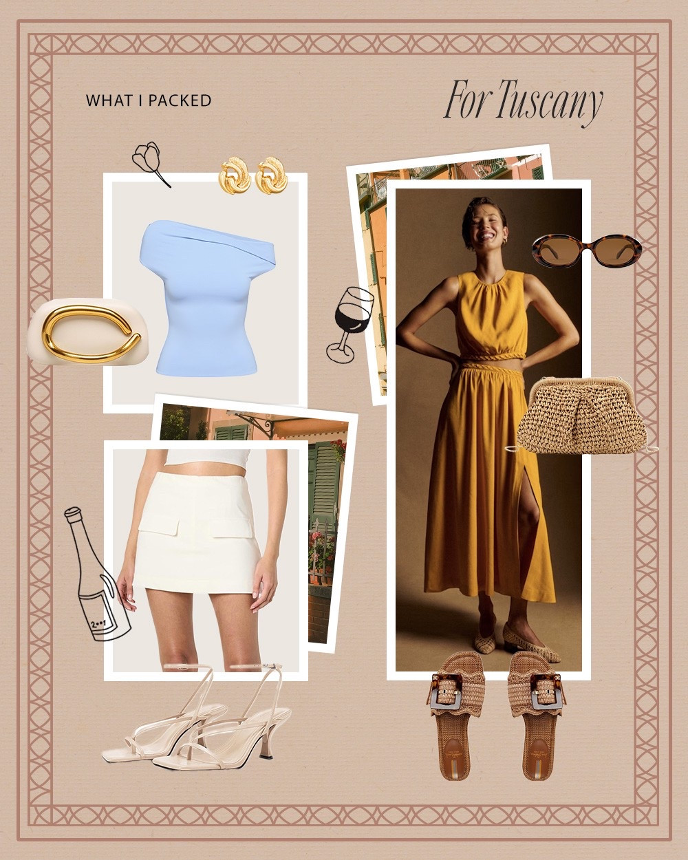 What I packed for Tuscany 🍷

#LTKStyleTip #LTKTravel