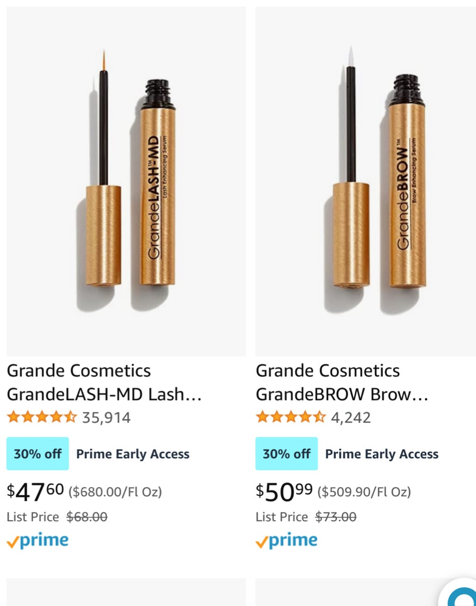 Grande lash & brow on Sale!!! 30% off! This is better than Sephora’s rouge sale 🌟 

#LTKbeauty #LTKsalealert #LTKunder50
