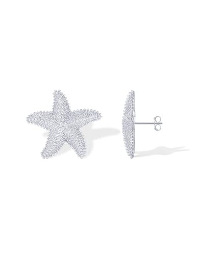 PAVOI 14K Gold Plated Starfish Statement Stud Earrings for Women | Trendy Jewelry Alluring Ocean-... | Amazon (US)