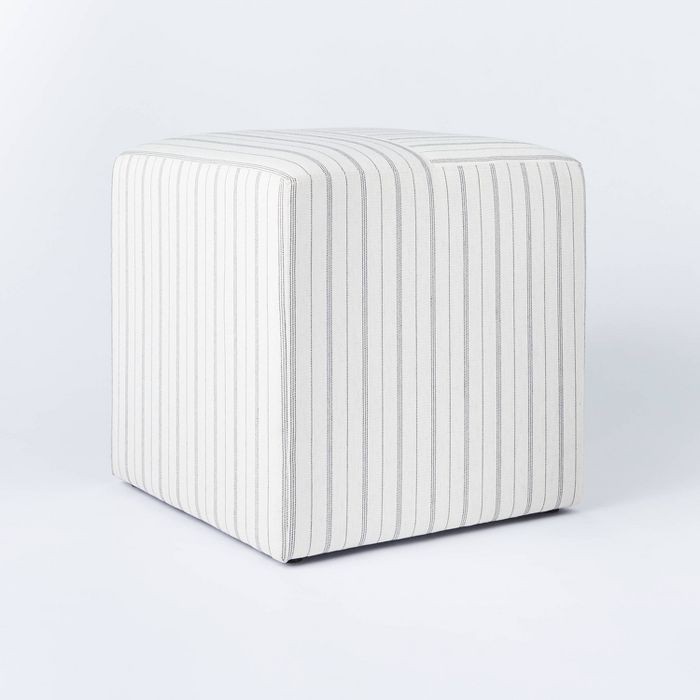 Lynwood Square Upholstered Cube - Threshold™ designed with Studio McGee | Target