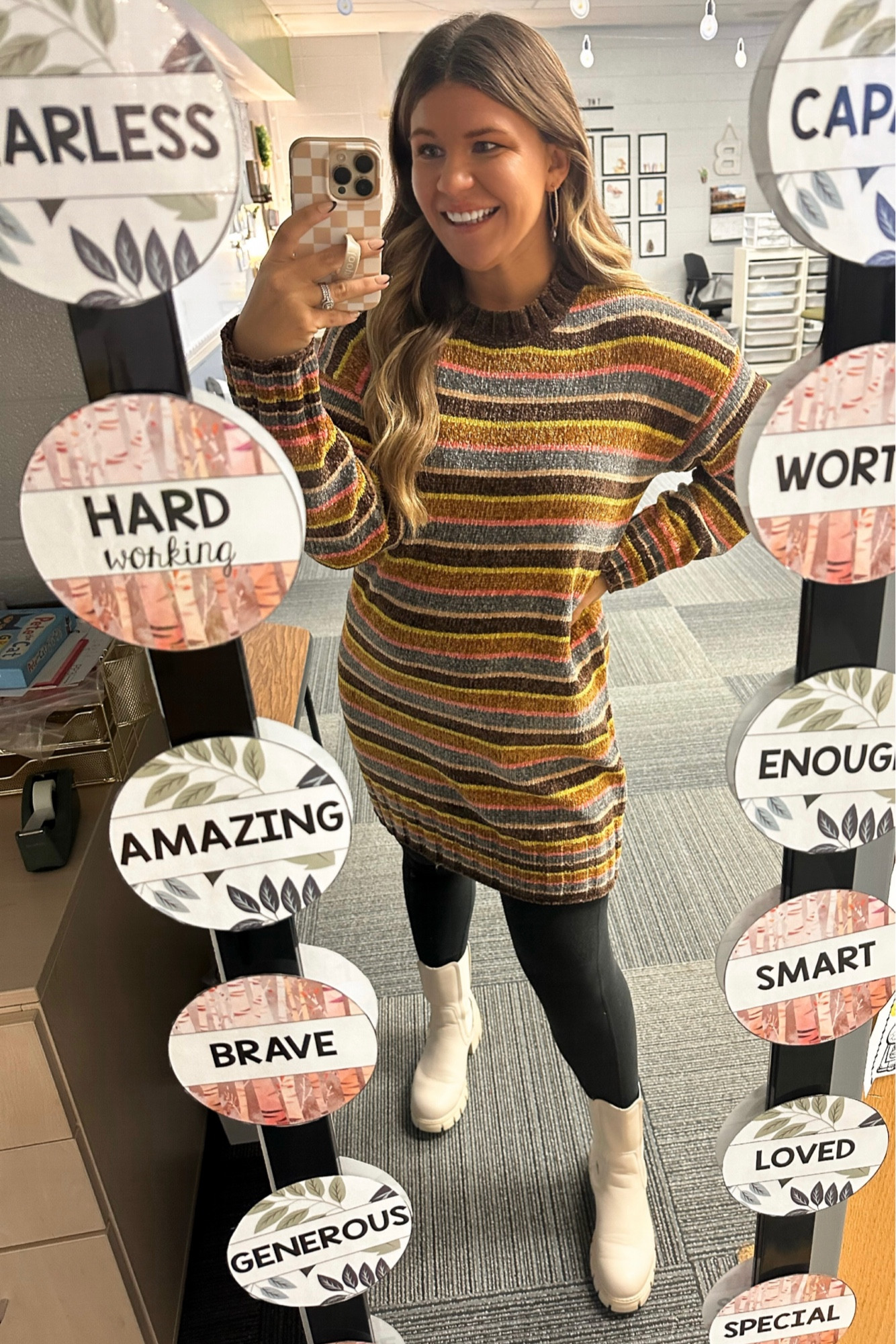 Teacher Outfit
Fall Outfit
Amazon Outfit

I’m not exaggerating when I say this is the softest sweater dress I’ve ever worn! It runs TTS - I’m wearing a small & size small is on sale right now! My leggings come in a 4 pack and are on sale for $44. My boots are also a part of the prime sale!

#LTKxPrime #LTKsalealert #LTKfindsunder50