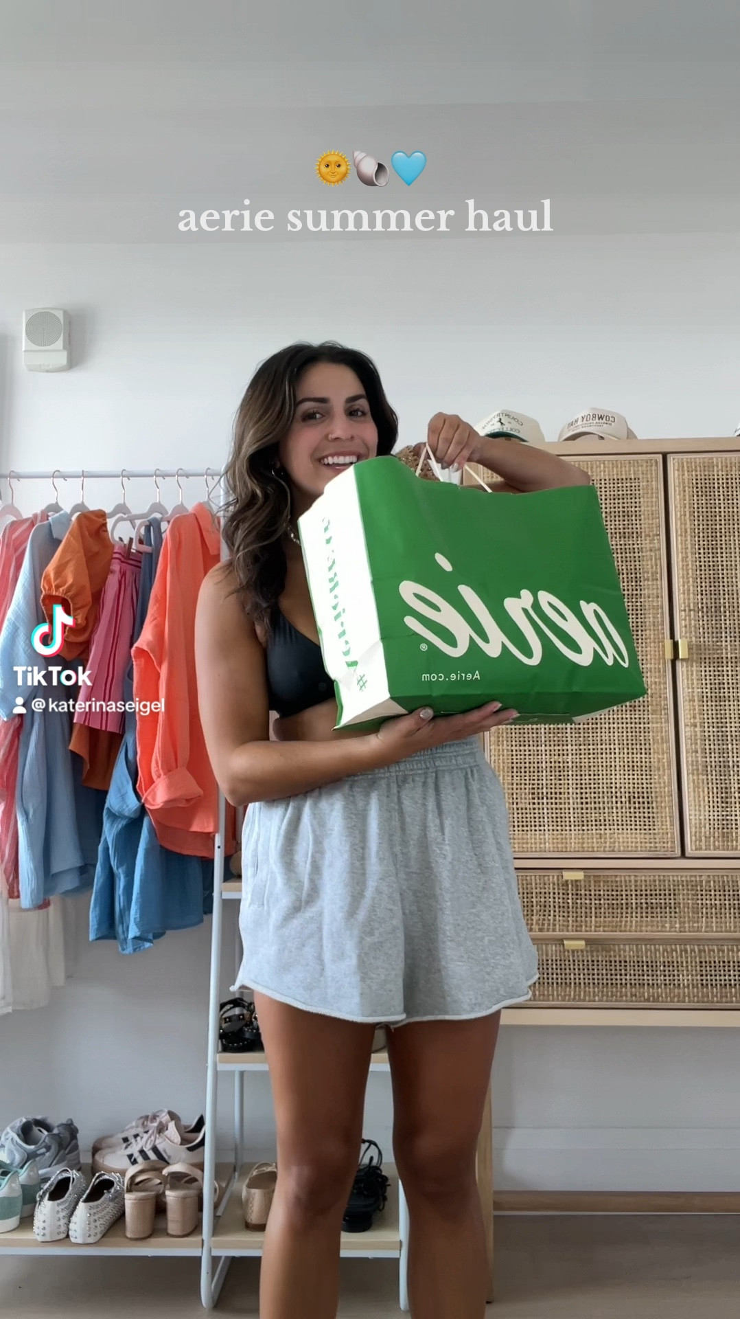 Aerie summer haul!! Aeries summer collections are truly my favorite. So many good pieces for the beach/pool and for real life 🤍🐚

EVERYTHING is on sale for the holiday so def time to stock up :) I am always true to size at Aerie, got a medium in everything! 

#LTKSummerSales #LTKFindsUnder50 #LTKVideo