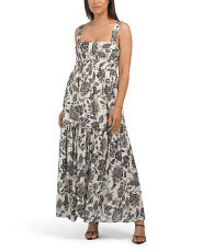 Floral Square Neck Maxi Dress | Marshalls