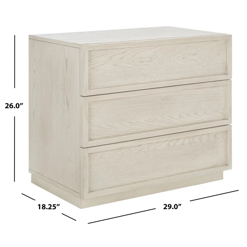 Hudson 3 - Drawer Dresser | Wayfair North America