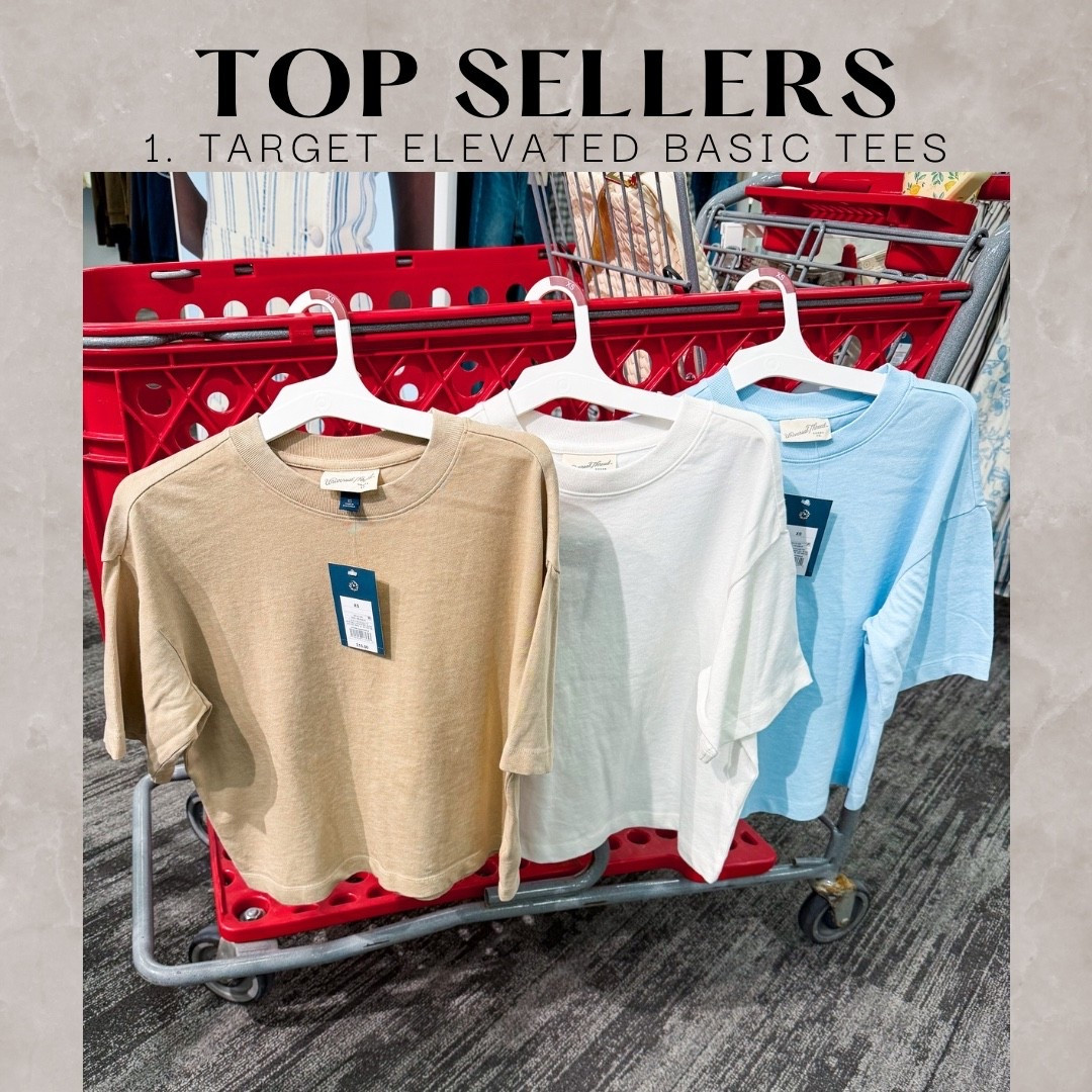 Weekly best seller 
Target basic tees 

#LTKgrwm #LTKootd #LTKSaleAlert