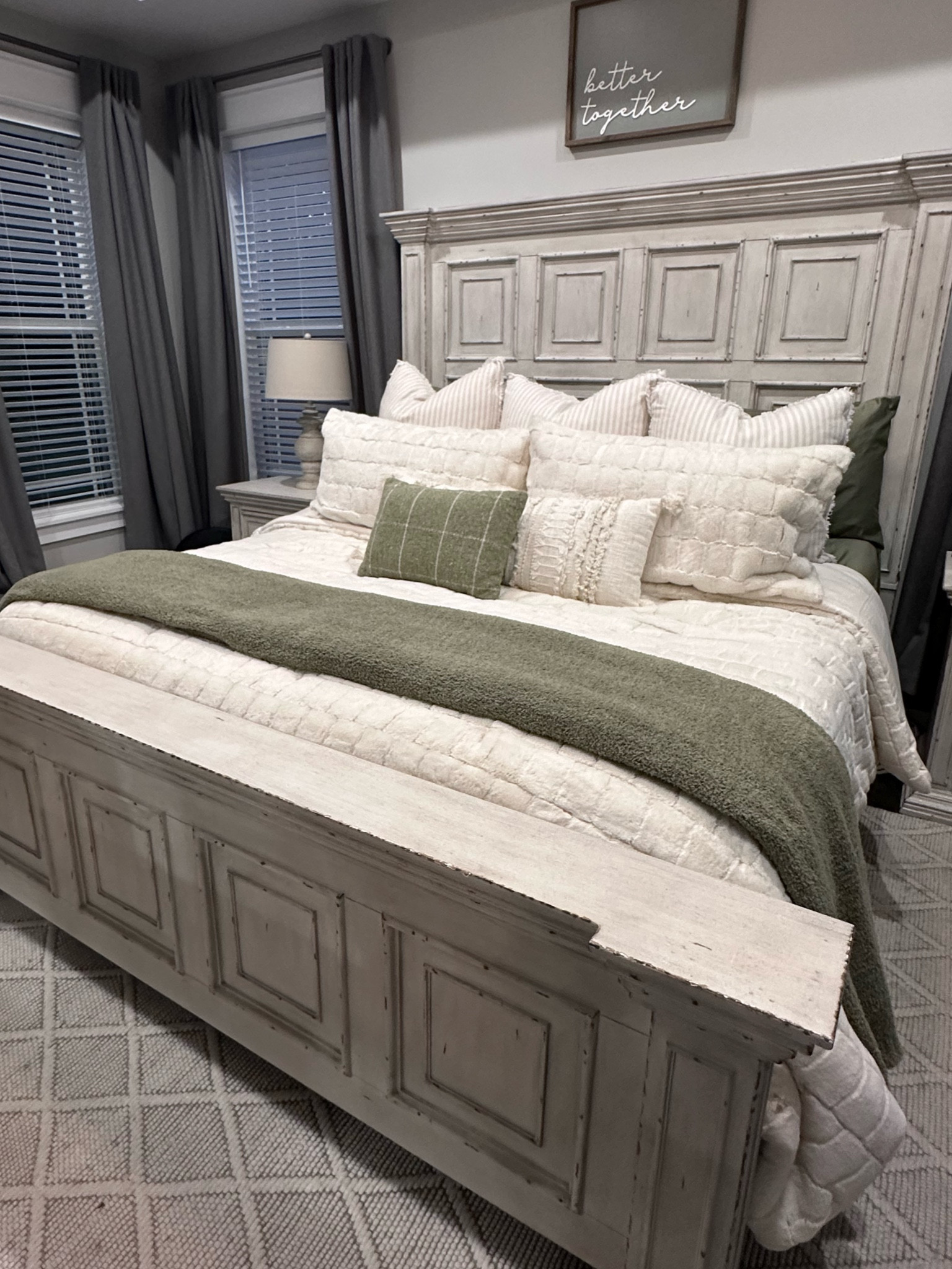 Bedding refresh for cooler weather and I’m OBSESSED with this comforter ya’ll!!

All my bedding linked here!

#LTKfindsunder100 #LTKSeasonal #LTKhome