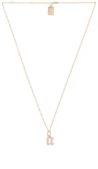 Gothic Charm & Van Chain Necklace in Gold | Revolve Clothing (Global)