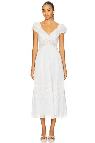 LoveShackFancy Suvi Dress in Baby Bluebell from Revolve.com | Revolve Clothing (Global)