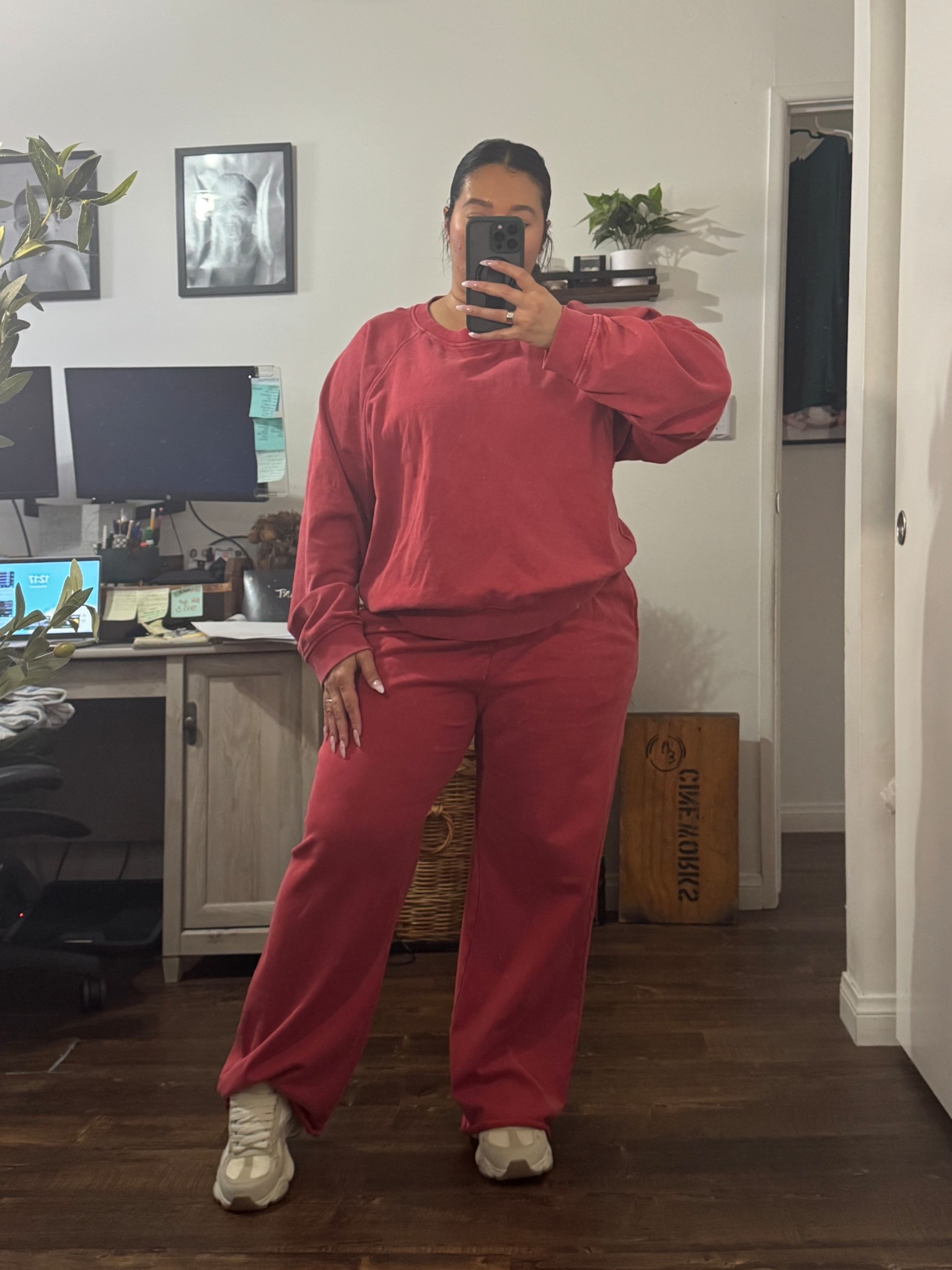 Absolutely loving this matching set from gap. It’s so comfortable and the quality is amazing. I wear this on repeat from a wfh outfit , errands, or just a casual fit. 

Matching set - XL/ runs a little big. Super comfortable. Elastic waistband, has pockets 

Casual outfit 
Midsize outfit 
Midsize fashion 
Mom outfit 
Matching set 
Comfy outfit 
Cozy outfit 
Lounge outfit 
Travel outfit 
Airport outfit 
Gap 
WFH outfit 
School drop off outfit 


#LTKMidsize #LTKootd #LTKmomlife

#LTKootd #LTKTravel #LTKMidsize