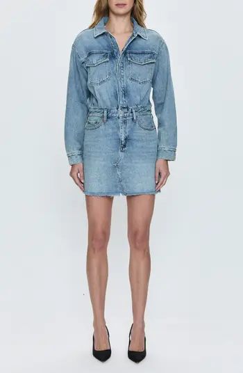 Pistola Nina Long Sleeve Denim Shirtdress | Nordstrom | Nordstrom