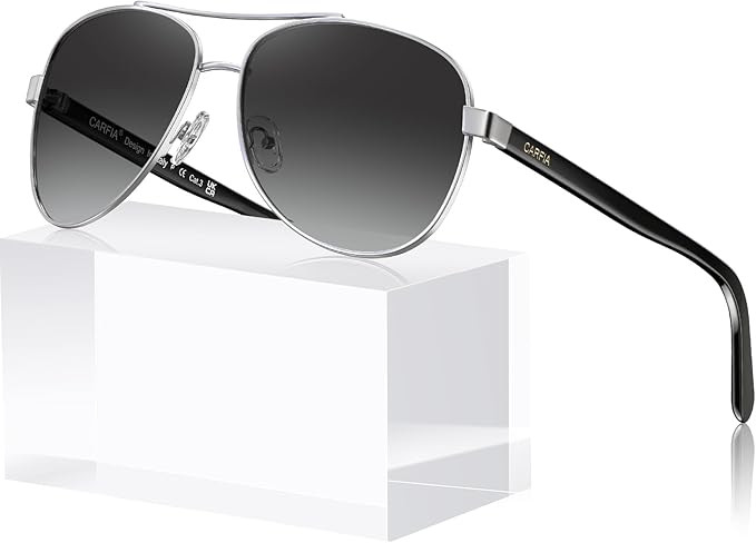 CARFIA Polarized Sunglasses for Women – Acetate Arms, UV400, Lightweight & Flattering Fit CA321... | Amazon (US)
