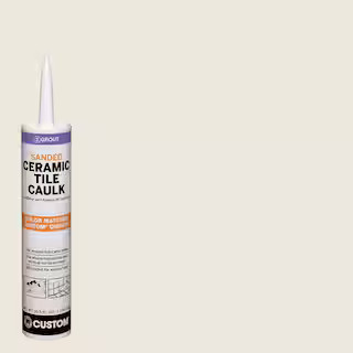 Custom Building Products Polyblend #381 Bright White 10.5 oz. Sanded Ceramic Tile Caulk PC38110S ... | The Home Depot