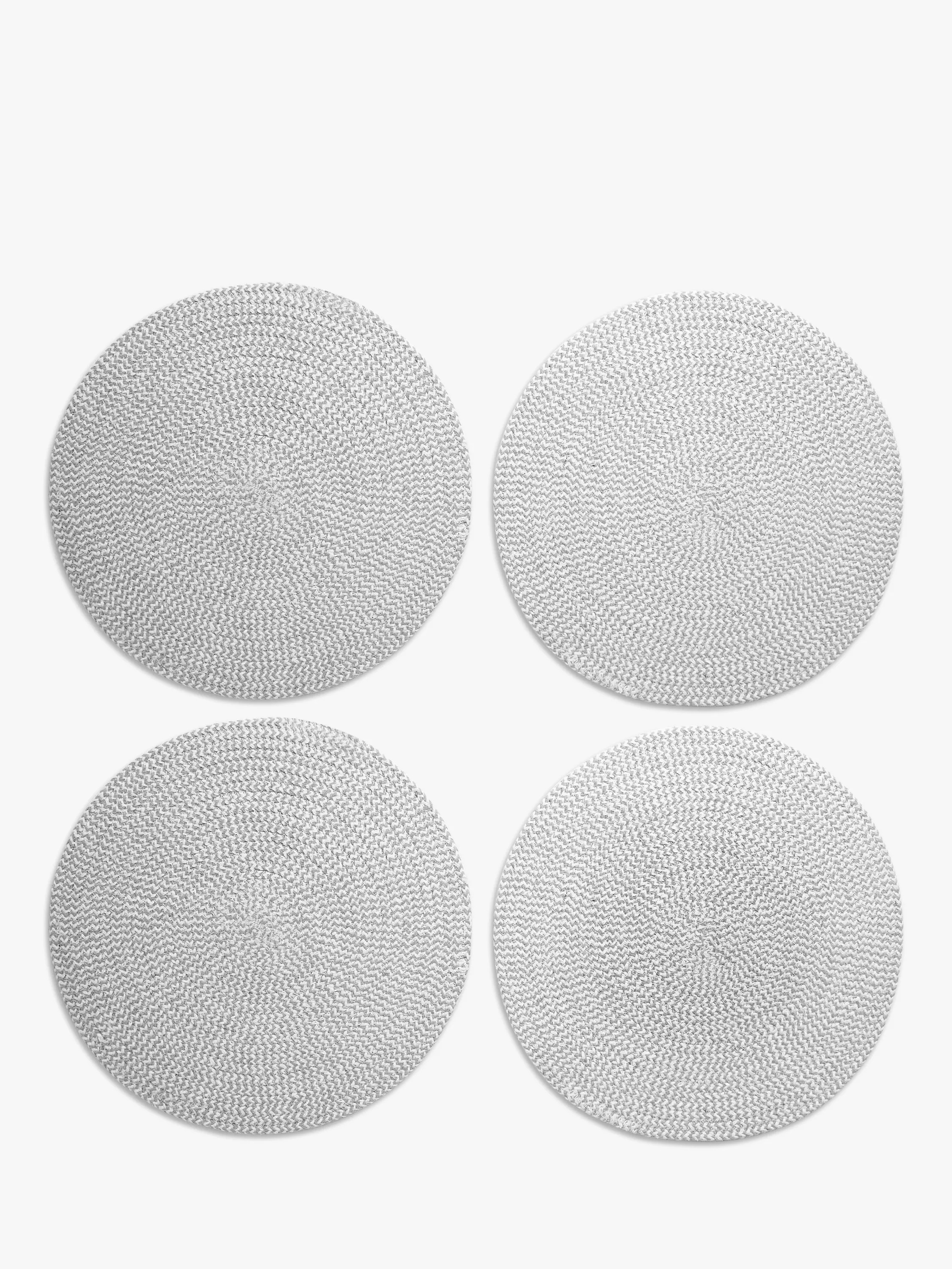 John LewisWoven Cotton Round Placemat, Set of 4 | John Lewis (UK)