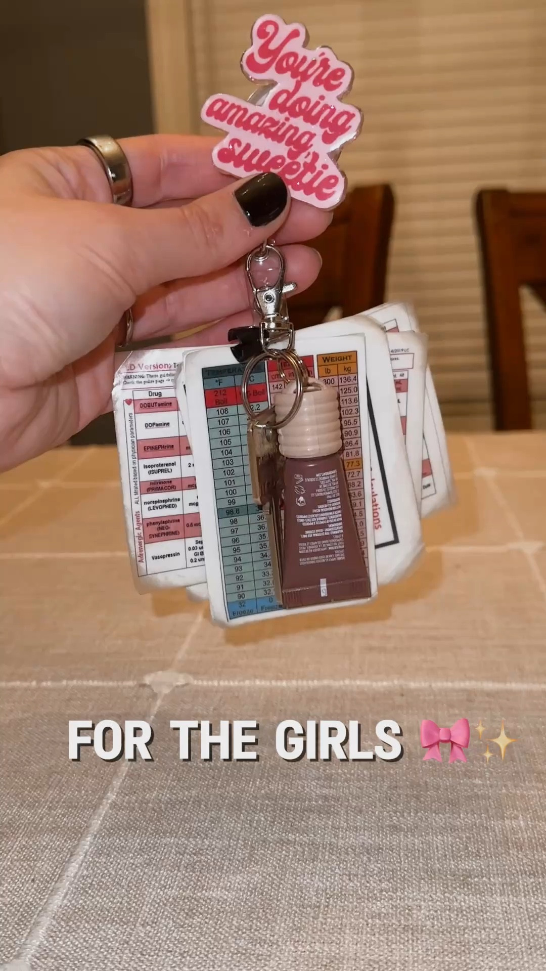 Lipgloss holder ✨🥰 #badgeflare #nursebadge #lipglossholder #nurse #giftideas 

#LTKMostLoved #LTKBeauty #LTKGiftGuide