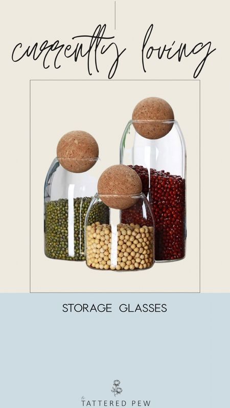 What do you think of these adorable glass storage containers? I think these are such a great way to organize food storage, and to make it look super cute as well! These are air-tight and could be used for anything ranging from coffee to candy, or for apothecary!

#LTKSeasonal #LTKFind #LTKhome