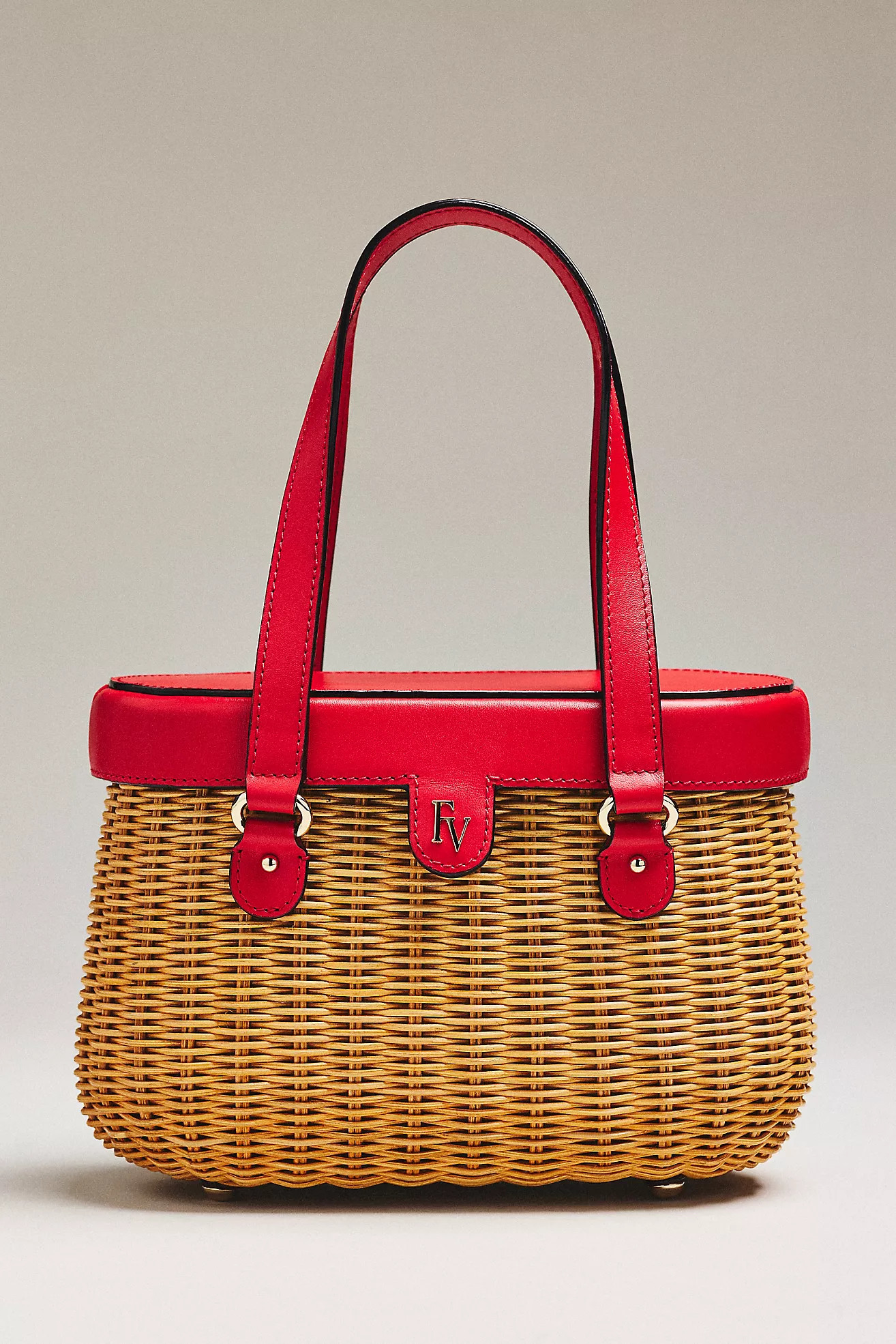 Frances Valentine Willow Wicker Basket Bag | Anthropologie (US)