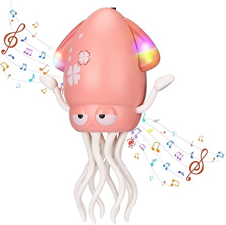 Magic Electric Dancing Octopus Toy with Led Light and Music,Automatic Evasion Crawling Dancing Oc... | Amazon (US)