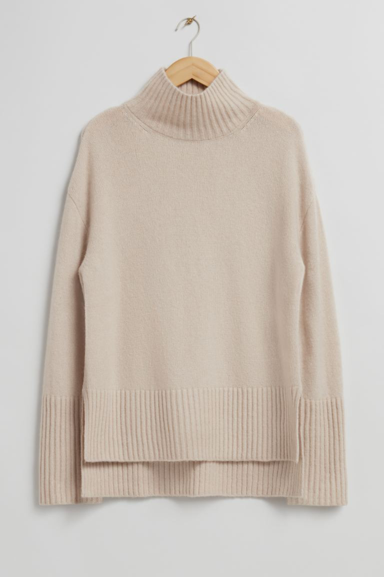 Mock Neck Knit Jumper | H&M (UK, MY, IN, SG, PH, TW, HK)