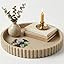 Decorative Tray for Decor - Coffee Table Tray for Living Room - Round Tray for Home Decor - Coffe... | Amazon (US)